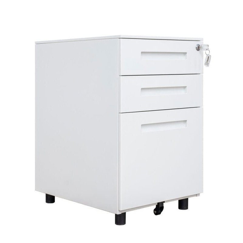 Archivero Stuk 3 Gavetas Blanco