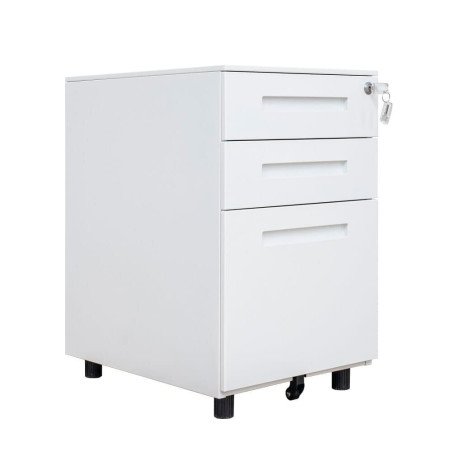 Archivero Stuk 3 Gavetas Blanco